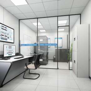 现代机房3D模型下载